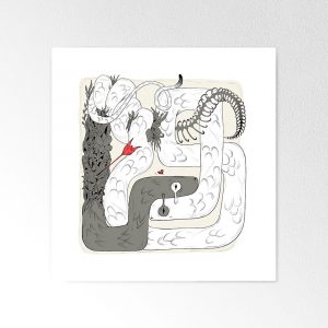 entangled fine art print on Hahnemühle photorag from Julians Jam