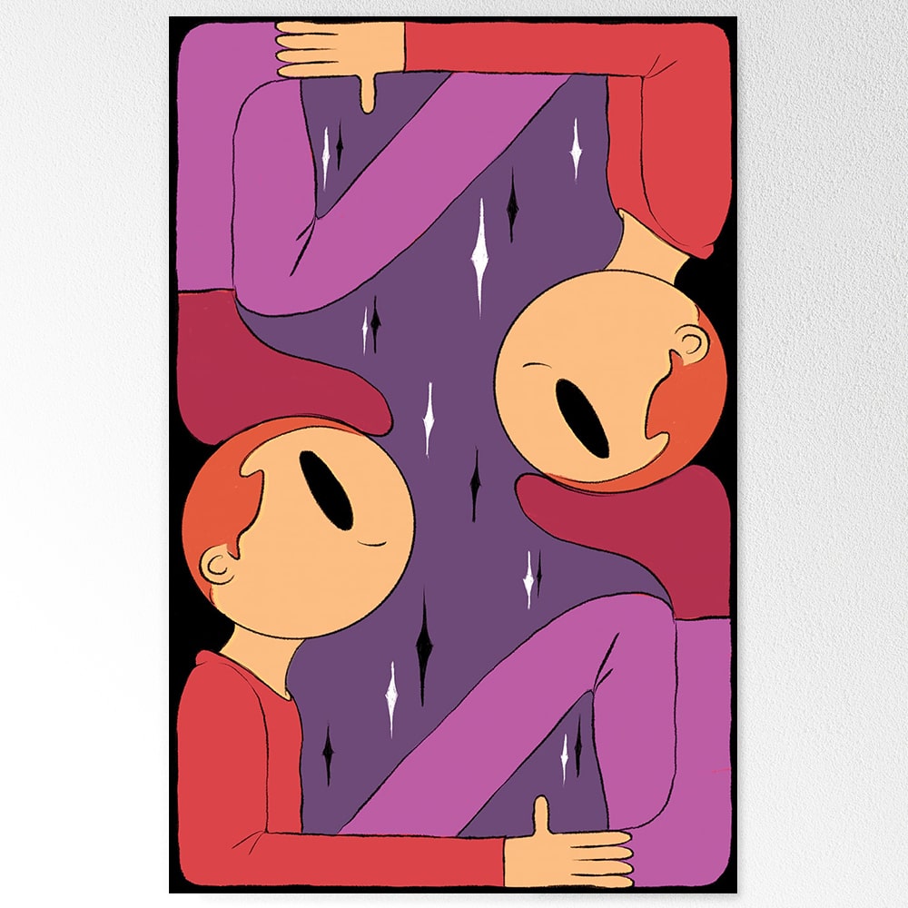 lovemyself fine art print A5 on Hahnemühle Photorag from Julians Jam