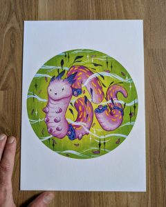 MomentaryBliss art print framed for shop fineart baryta paper comparisson size