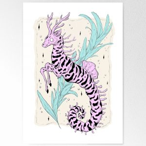 seadeer fine art print A4 on Hahnemühle Photorag from Julians Jam