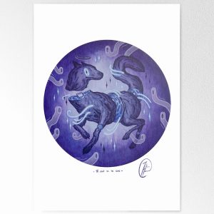 To live is to die fine art print A4 on Hahnemühle FineArt Baryta from Julians Jam