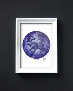 to live is to die art print framed for shop fineart baryta paper